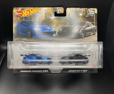 NEW Hot Wheels Premium 2 Pack Pandem Subaru BRZ & Lexus RC F GT3