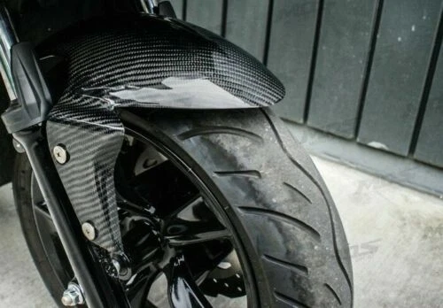 Guardabarros delantero MOS fibra de carbono GP para Yamaha SMAX 155 2012-2020 Foto 3 de 3