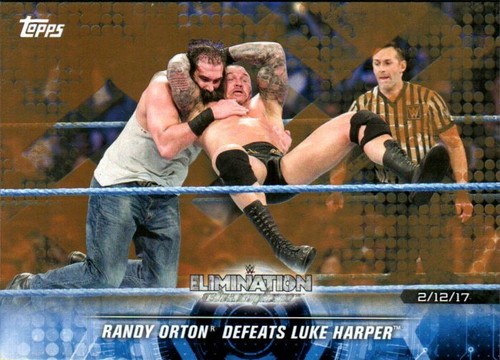 2018 Topps WWE Road To Wrestlemania Bronze Parallel #72 Randy Orton Luke Harper - Picture 1 of 2