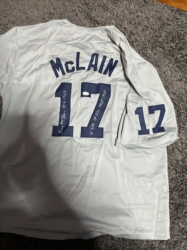 DENNY MCLAIN Signed Autographed Auto Detroit Tigers Jersey CY MVP 31-6 JSA COA E - Picture 5 of 6
