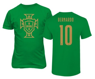 Portugal Soccer #10 Bernardo Silva Football Fans Adult and Youth T-Shirt