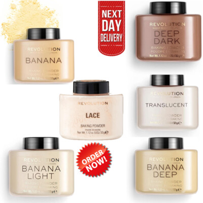 Makeup Revolution, loses Backpulver, alle Hauttöne, transparent, 32g