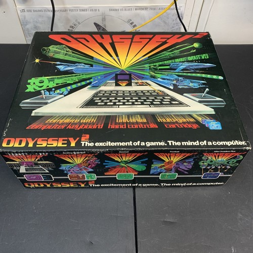 VINTAGE Magnavox Odyssey 2 Game Gaming Console w/ Game, Cables, EUC OEM Box - Picture 19 of 24