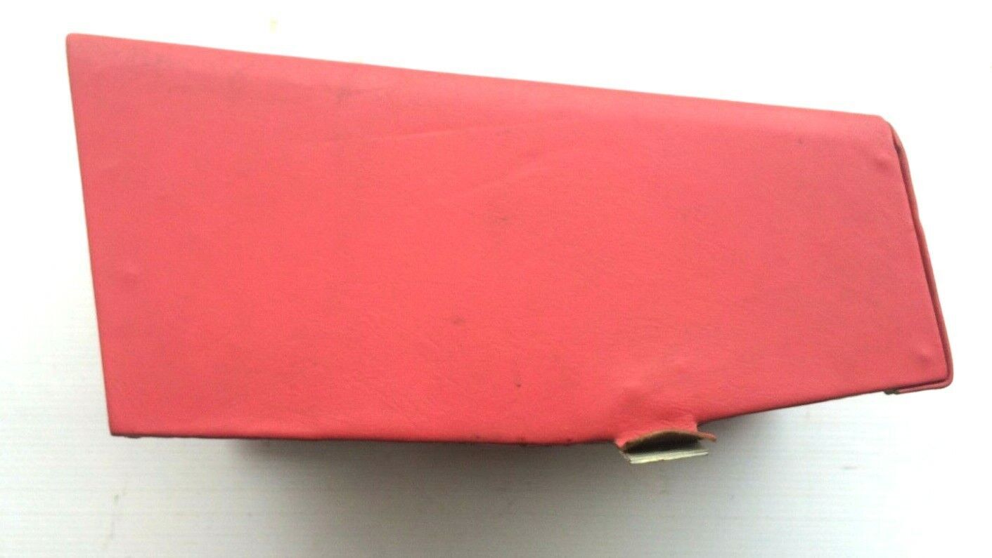 65 - 80 ROLLS ROYCE SILVER SHADOW RED CENTER CONSOLE 8 TRACK STORAGE BOX 