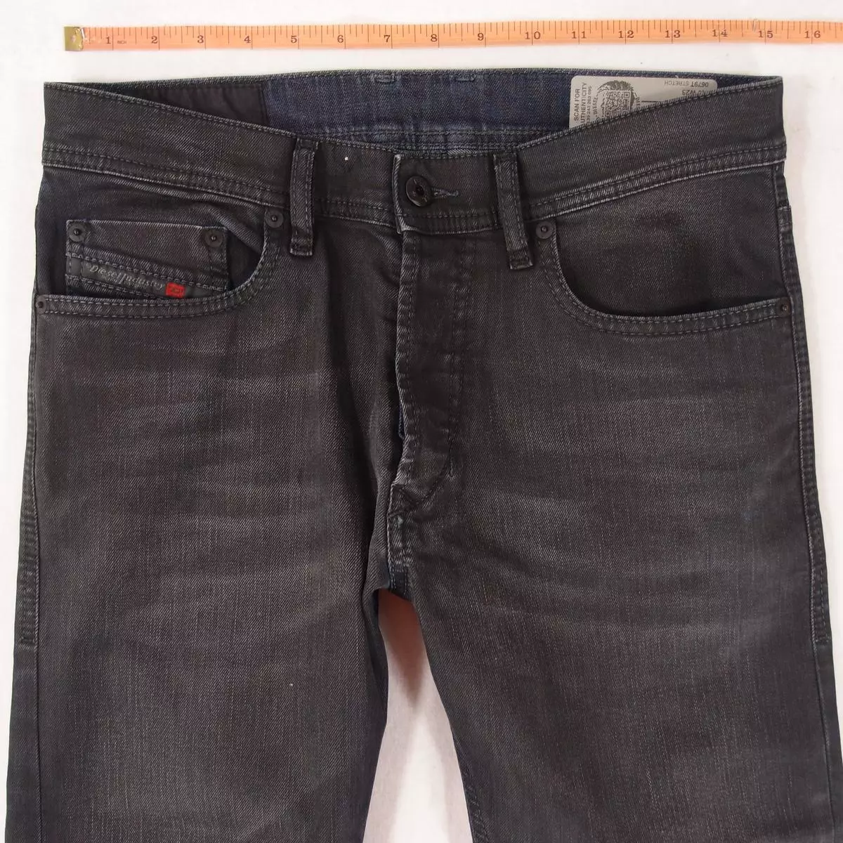 Diesel black jeans mens sales