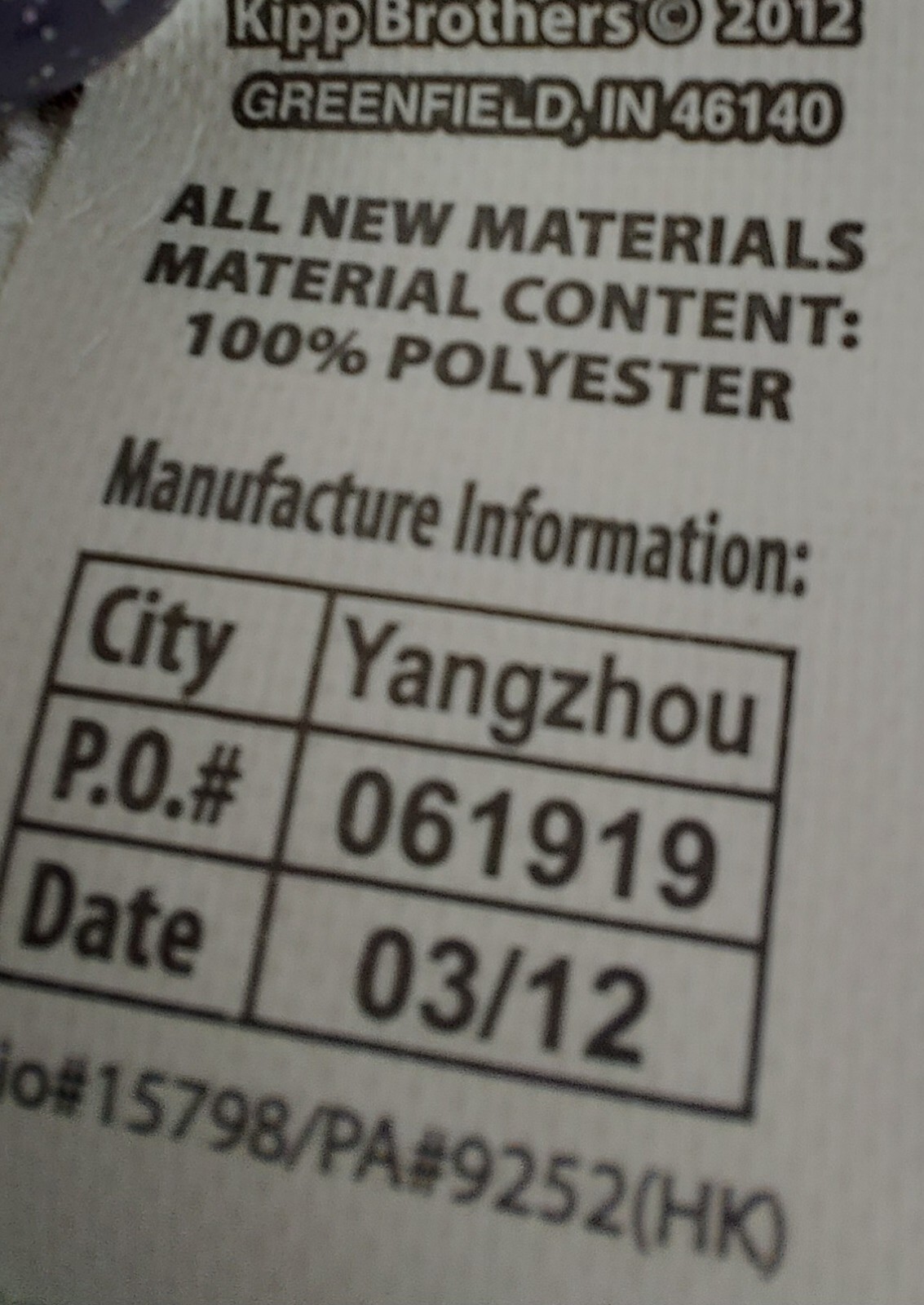 Kipp Cat Kitty Kitten Orange White 6" Plush Stuffed Animal Plushie Toy Doll 2012