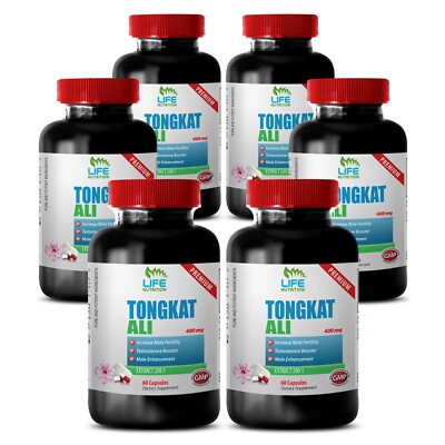 Male Edge Extender Pills - Tongkat 200:1 400mg - Tongkat Extract 6B
