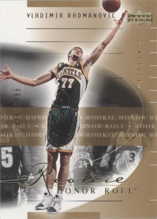 2001-02 Upper Deck Honor Roll - Vladimir Radmanovic #109 - 1 of 2
