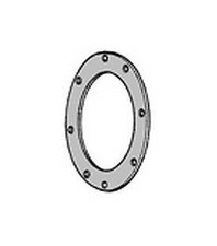 GUARNIZIONE EN 175X125X2MM CALDAIA MACCHINE CAFFÈ RANCILIO - ALIMENTARE - 8 FORI