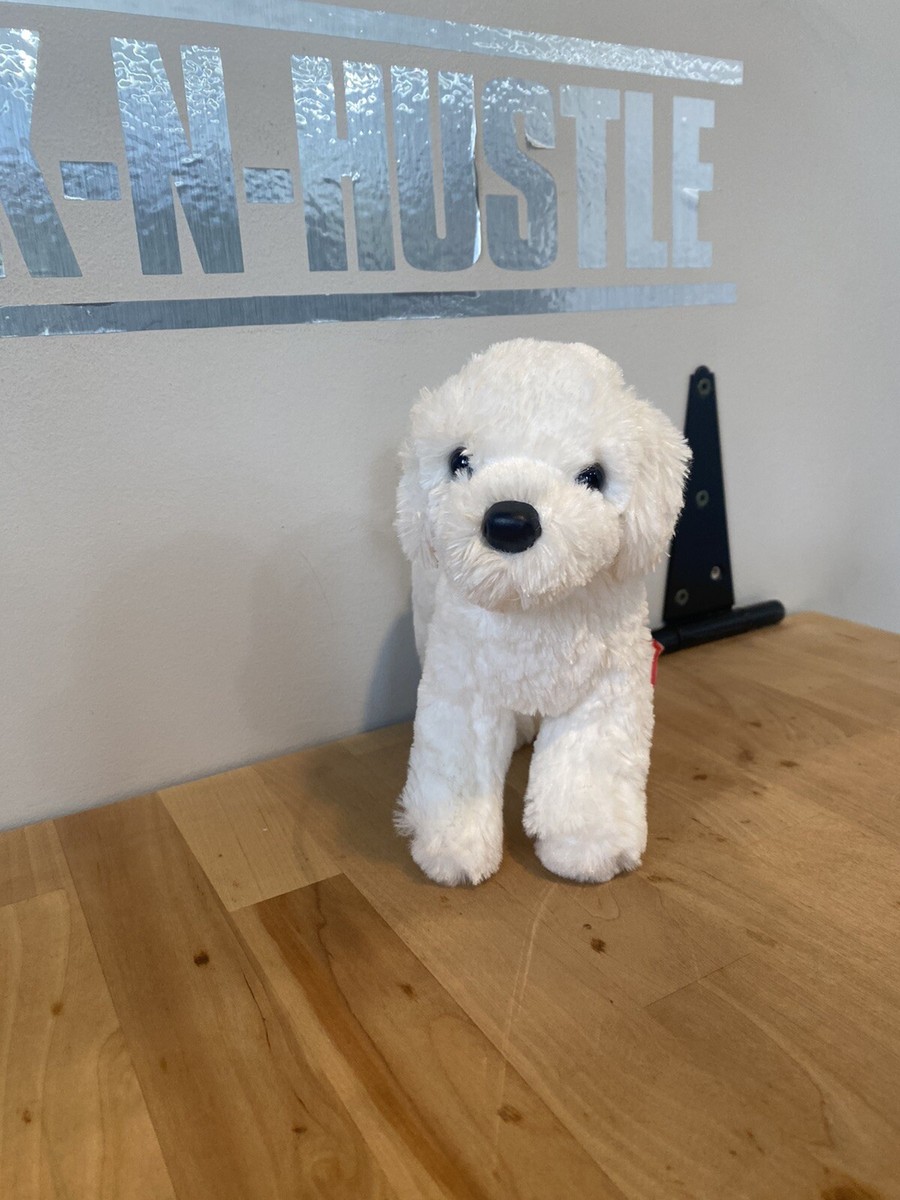Douglas Plush Dog White Soft Puppy Small Stuffed Animal 8