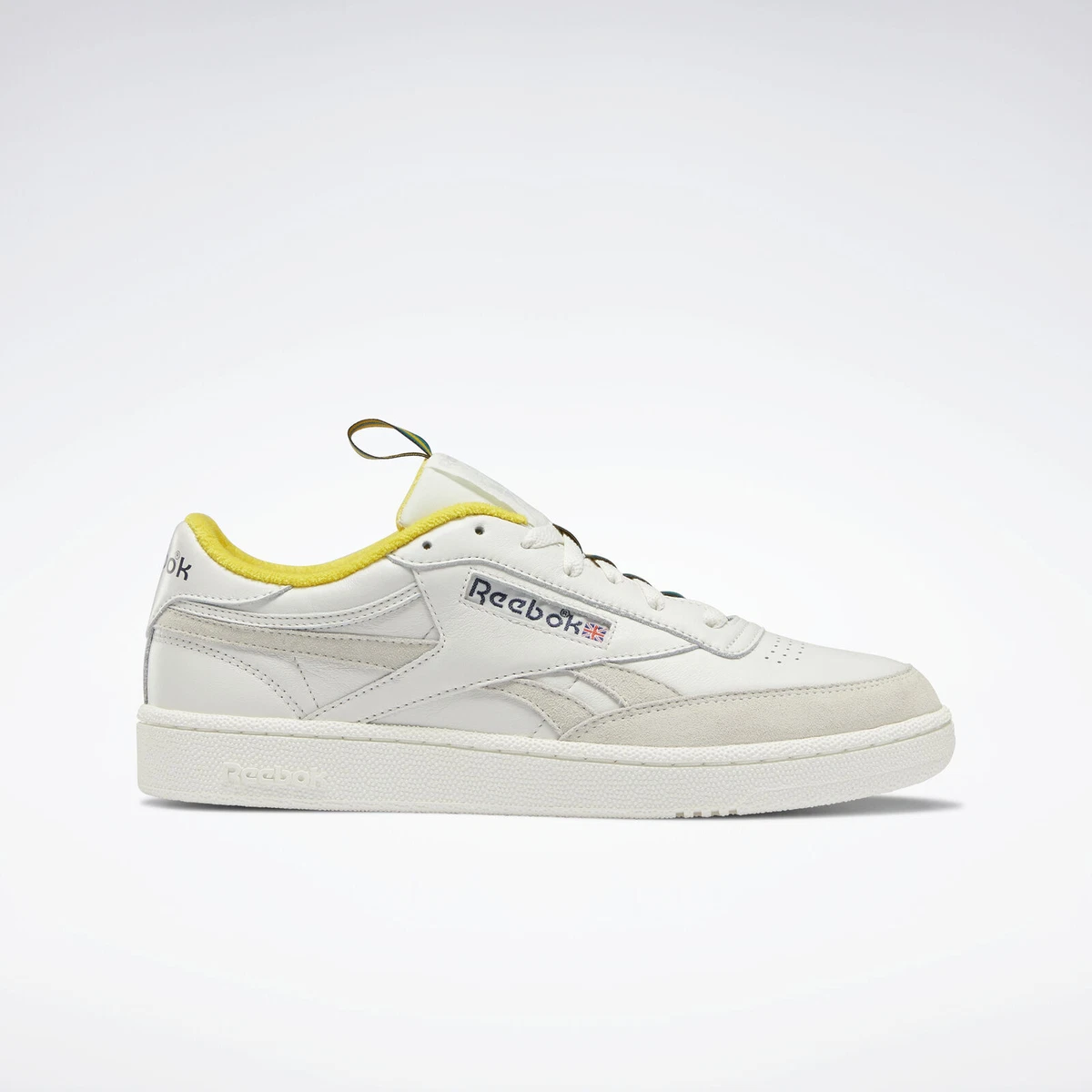 REEBOK Club C Revenge Womens Shoes - WHITE/YELLOW