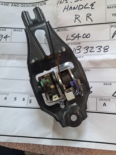 1990-1994 Lexus LS400 Rear Right Interior Door Handle Assembly LS 400 OEM 1992 - Picture 6 of 7
