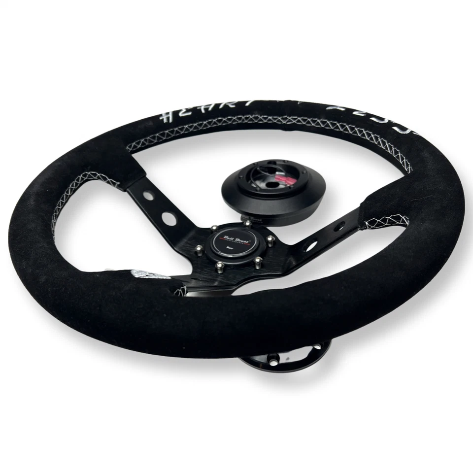 Kit adaptador de buje corto de volante de gamuza para 240SX 260Z 280Z 200X S13 S14 SR20 Foto 2 de 4