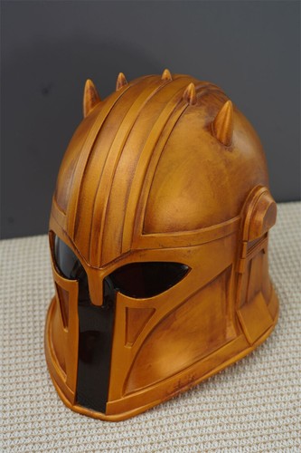 Star Wars Mandalorian Helmet Mask Headgear Helmet Pvc Halloween Party Accessory - Picture 8 of 11