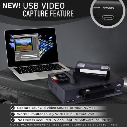 SoundBeast AV to HDMI Converter Recorder Adapter Cable USB Video Capture Device - Picture 5 of 6