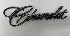 Chevrolet Trunk Lid Script Emblem 9831025 Gm Chevy Badge Trim Body 6 12
