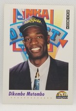 DIKEMBE MUTOMBO 1991-92 Skybox RC ROOKIE Basketball Card #516 Denver Nuggets 