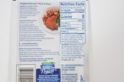6 Hidden Valley ORIGINAL RANCH Seasoning Gluten Free 1oz packet 07/08/2025 - Picture 3 of 3