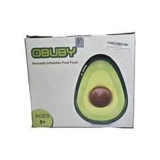 Obuby Inflatable Avocado Pool Float Floatie Air Mattress  Ball                