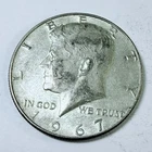 1967 Kennedy Half Dollar 40% Silver, Circulated Coin #7120