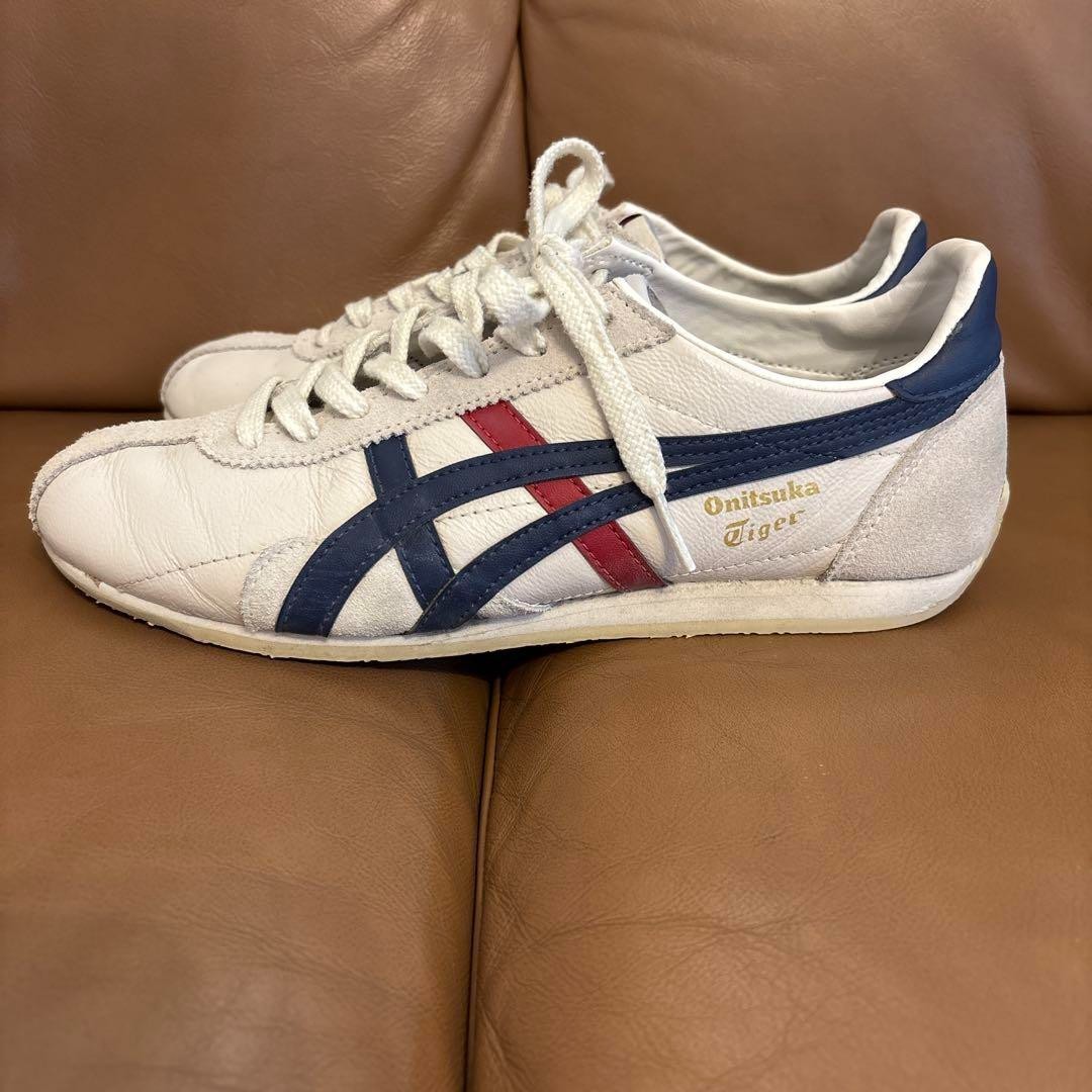 Onitsuka Tiger RUNSPARK 23.5 ベージュ/ネイビー Onitsuka Tiger RUNSPARK 23.5 ベージュ/ネイビー - メルカリ
