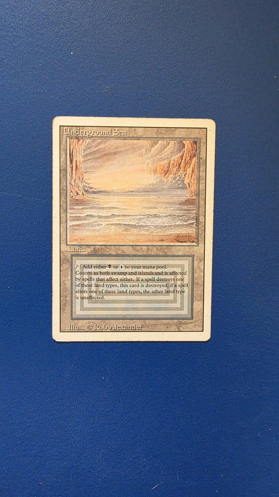 MTG Underground Sea Revised Edition Dual Land Magic the Gathering