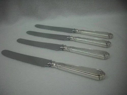Antique Gorham Sterling Silver PRINCESS PATRICIA 8 1/2 inch Set of 4 Knives