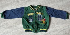 Sesame Street Y2K Embroidery Big Bird football Jacket 24 months Vintage