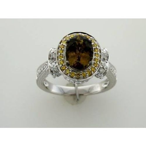 Le Vian 14K White Gold Cocktail Ring for Women 2.78 cts Tanzanite Diamond Size 7