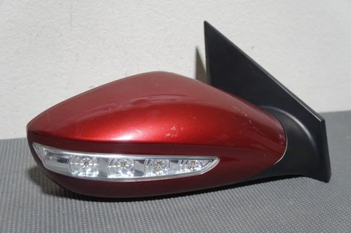 2011-2014 HYUNDAI SONATA RIGHT HAND PASSENGER SIDE POWER SIDE MIRROR RED