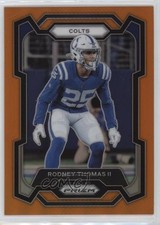 2023 Panini Prizm Orange Prizm 115/249 Rodney Thomas II #130 1i98