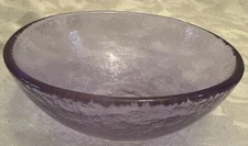 Fire and Light Lavender Cereal Soup Bowl 6” Recycled Glass Fire & Light