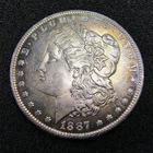 1887-O Morgan Silver Dollar - New Orleans - 90% Silver - Unc. - Nice Edge Toning