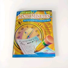 Creative Teaching Press Math Minutes Book, Grade 7