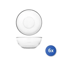 6X Transparent Glass Cups Duralex Lys 14Cm