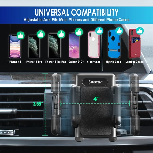 Universal Windshield Air Vent Mount Stand Car Holder Cradle for iPhone - Picture 3 of 10