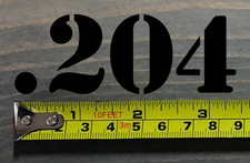 .204 204 Autocollant décalcomanie 3,5" boîte de munitions étiquette étui à munitions REM 9MM 22 LR 556