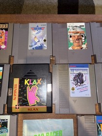Nintendo NES 14 Game Lot Super Mario Bros Duck Hunt Rad Racer Xenophobe Bad Dude