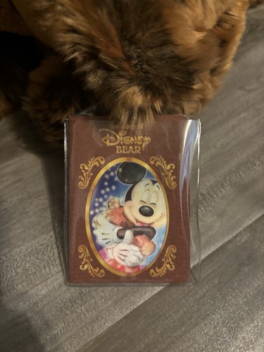 Disney World Hidden Mickey Pre Duffy Frosted Brown Orange Bear Plush Teddy - Picture 9 of 16