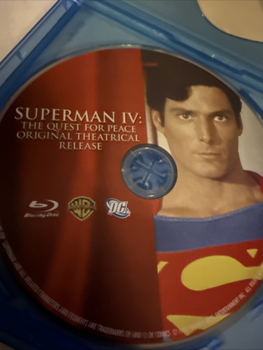 Superman IV The Quest for Peace (Blu-Ray, 2016) Christopher Reeve No Digital - Picture 5 of 5