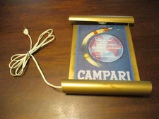 CAMPARI LIGHTED ORIGINAL BEER ROCKET OVER WORLD BEER SIGN OUT OF THIS WORLD RARE
