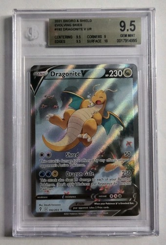 Dragonite V graded BGS 9.5 for sale on eBay