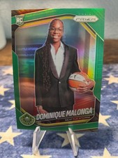 2025 Panini Prizm WNBA - Rookie Variation Dominique Malonga #144 Green Prizm...