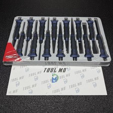 Snap-on Tools New 14pc Power Blue Soft-grip Punch Chisel Set Ppcsgl714mb Snap-on Tools New 14pc Power Blue Soft-grip Punch Chisel Set Ppcsgl714mb