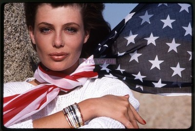 KELLY LEBROCK Model/Actress ''Weird Science'' 1984 Orig. Malinowski 35mm Slide Z4