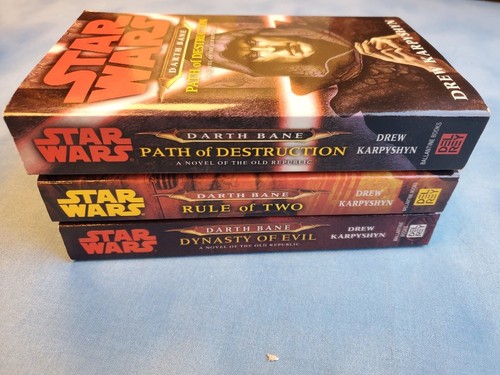 Star Wars Saga 3 Book lot: Darth Bane Trilogy As New Drew Karpyshyn - Picture 2 of 9