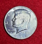 1968 D Kennedy Half Dollar BU Uncirculated Mint State 40% Silver - EDGE TONING!
