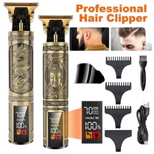 Hair Clippers for Men Cordless Professional Beard Trimmers with LCD Display