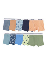 Toddler Boy Eversoft Cotton Boxer Brief Underwear, 10 Pack, S