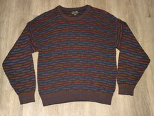 Vtg Colours by Alexander Julian Mens Cable Kn...